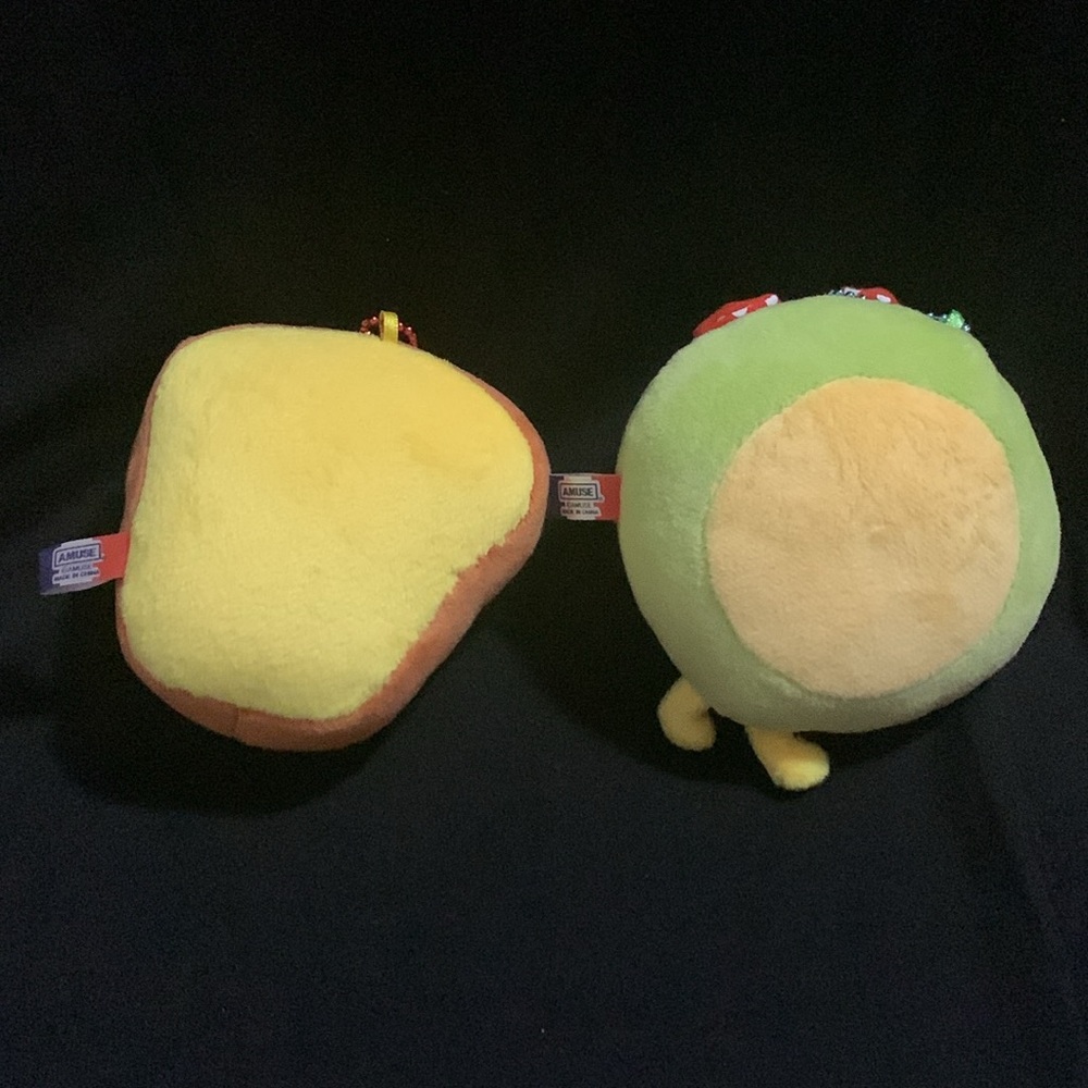 Amuse Pantastic Food Bread Toast Plush Set from Japan - Picture 2 of 4